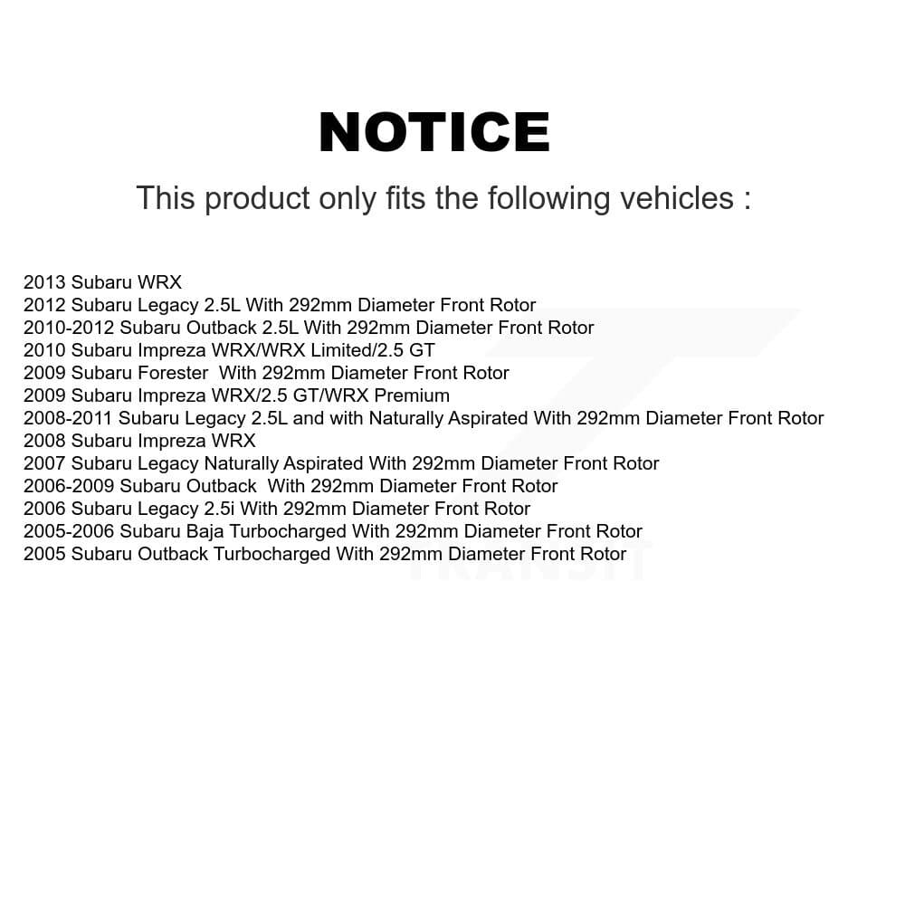 Transit Auto - KGA-100346 - Front Disc Brake Kits image 19
