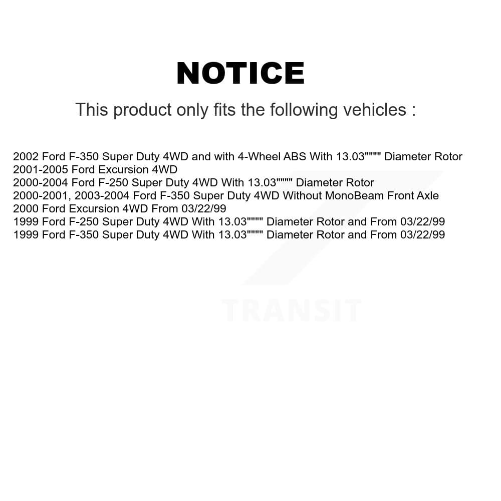 Transit Auto - KGA-100600 - Front Disc Brake Kits image 19