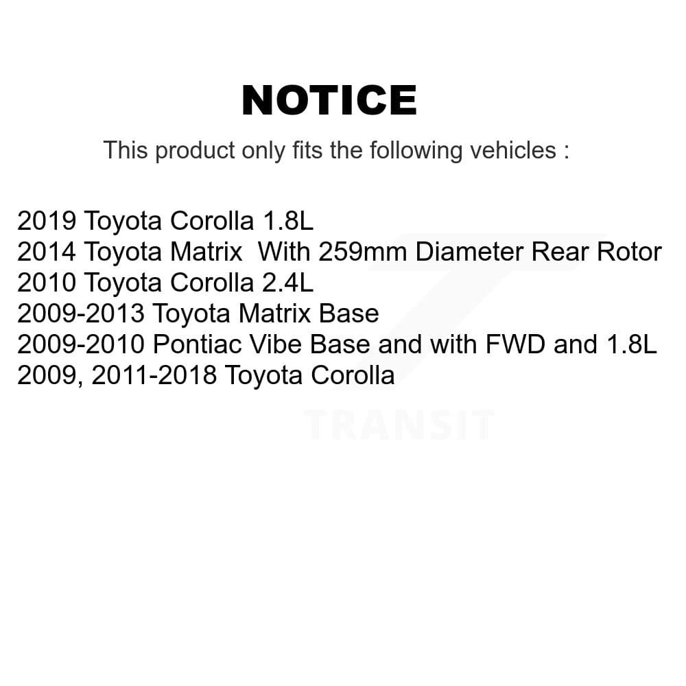 Transit Auto - KGA-101196 - Front and Rear Disc Brake Kits image 19