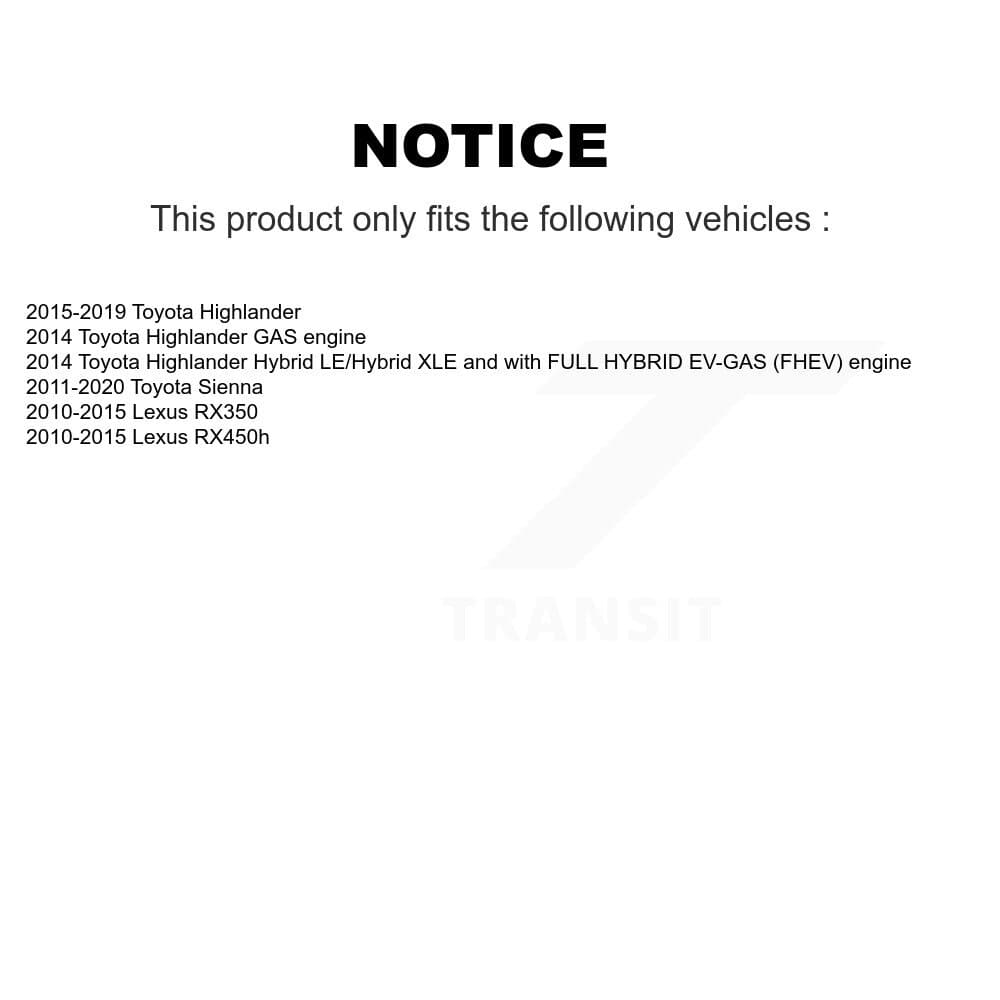 Transit Auto - KGA-101331 - Front and Rear Disc Brake Kits image 19