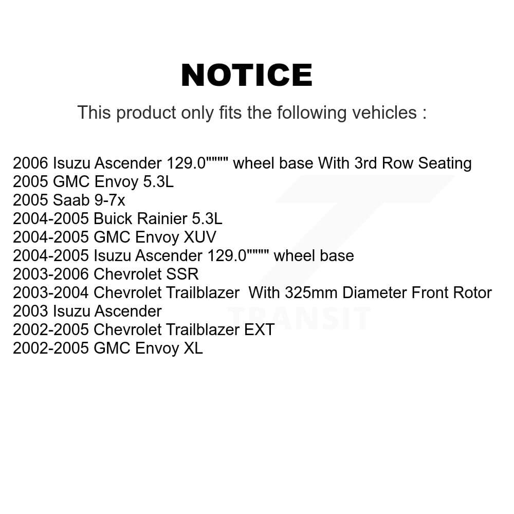 Transit Auto - KGA-102085 - Front and Rear Disc Brake Kits image 19