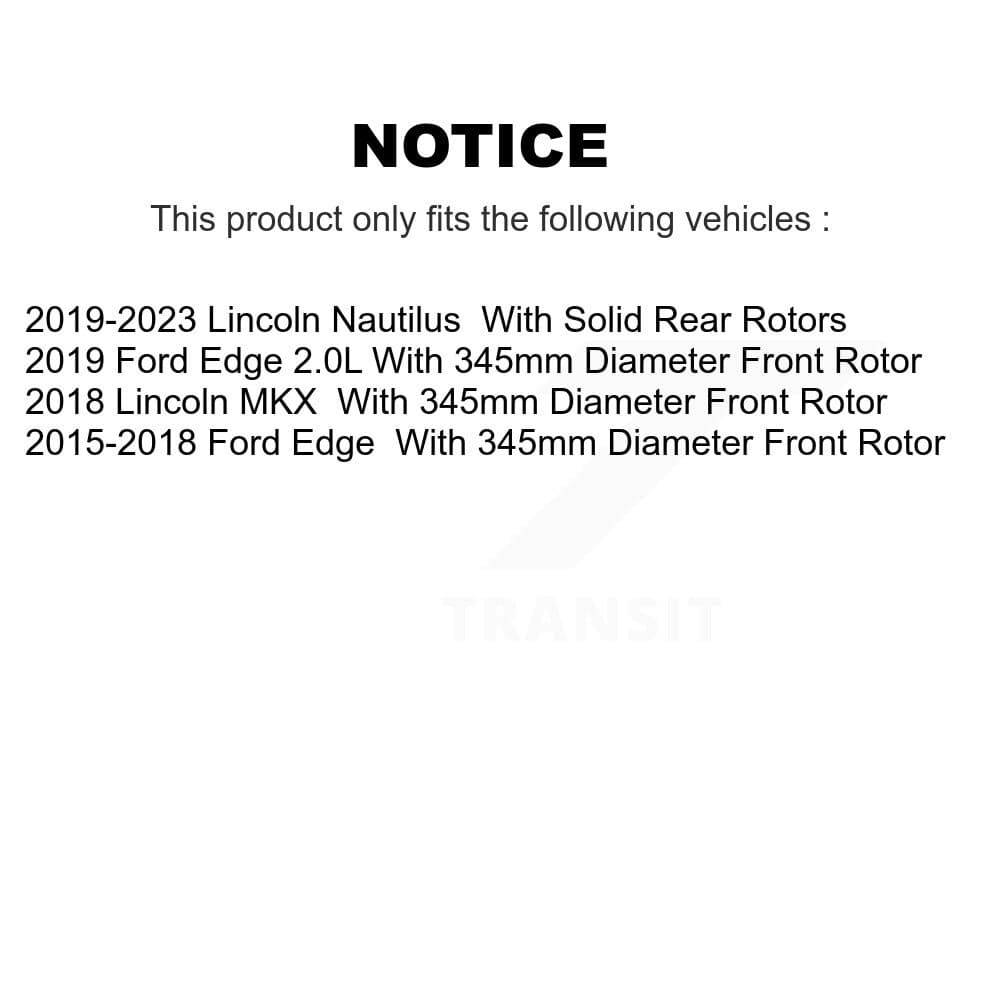 Transit Auto - KGA-102535 - Front and Rear Disc Brake Kits image 19