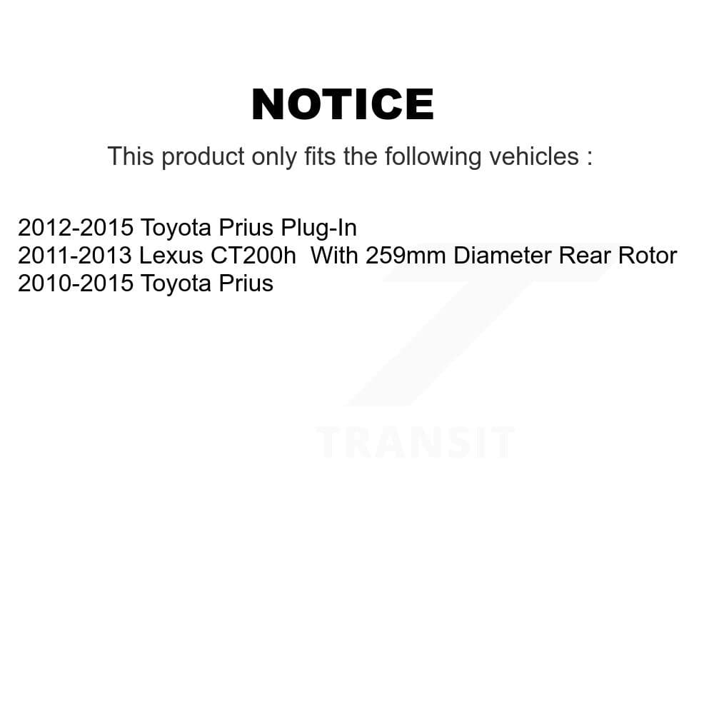 Transit Auto - KGA-102618 - Front and Rear Disc Brake Kits image 19