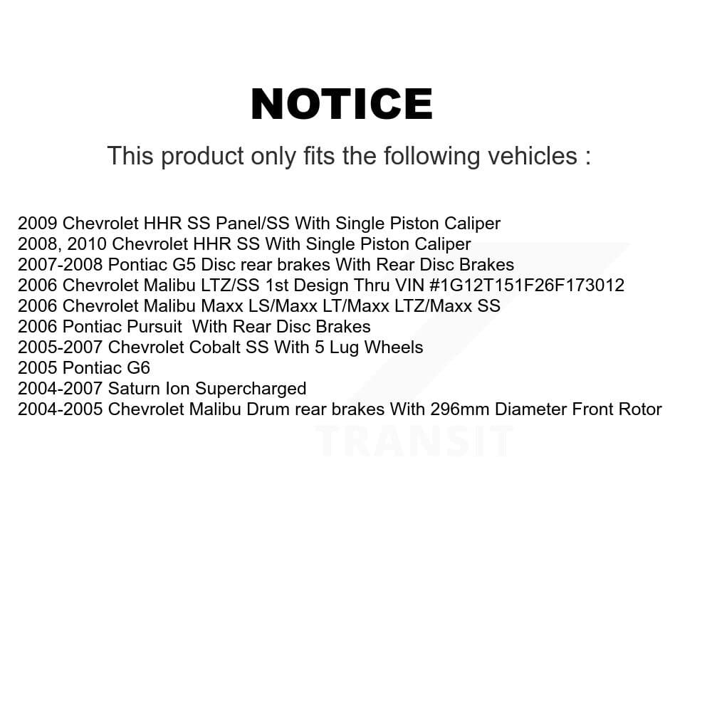 Transit Auto - KGA-102681 - Front and Rear Disc Brake Kits image 19