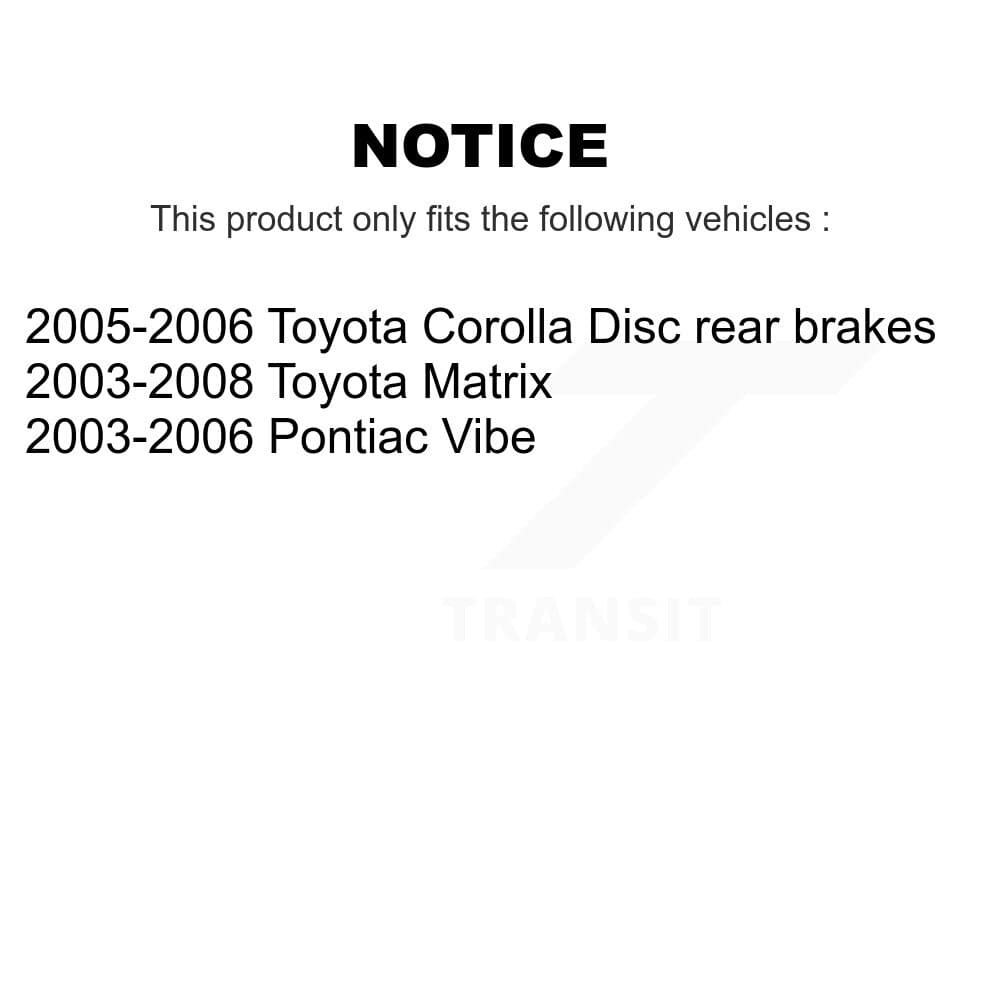 Transit Auto - KGA-102842 - Front and Rear Disc Brake Kits image 19