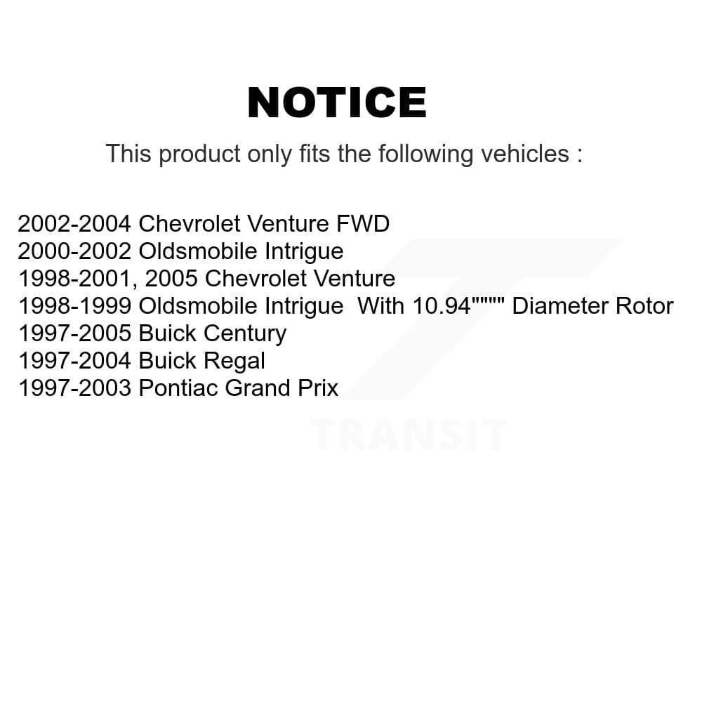 Transit Auto - KGA-103025 - Front and Rear Disc Brake Kits image 19