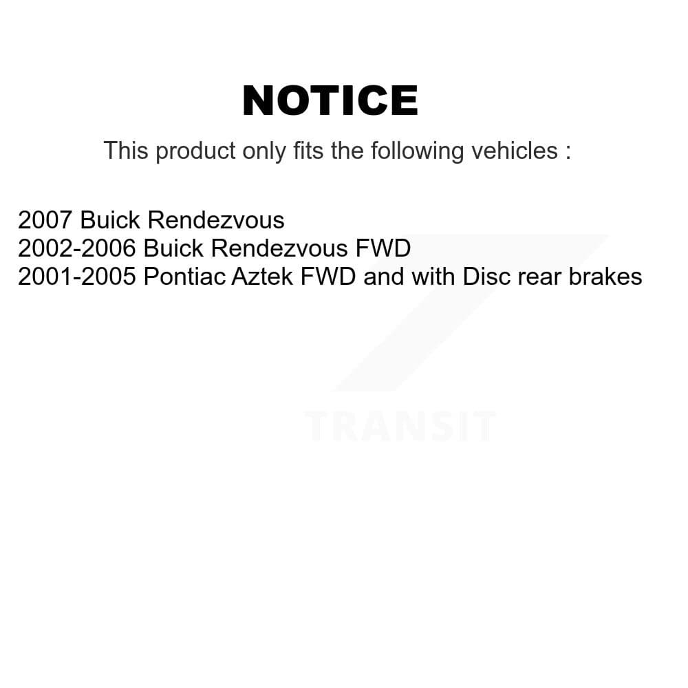 Transit Auto - KGA-103026 - Front and Rear Disc Brake Kits image 19