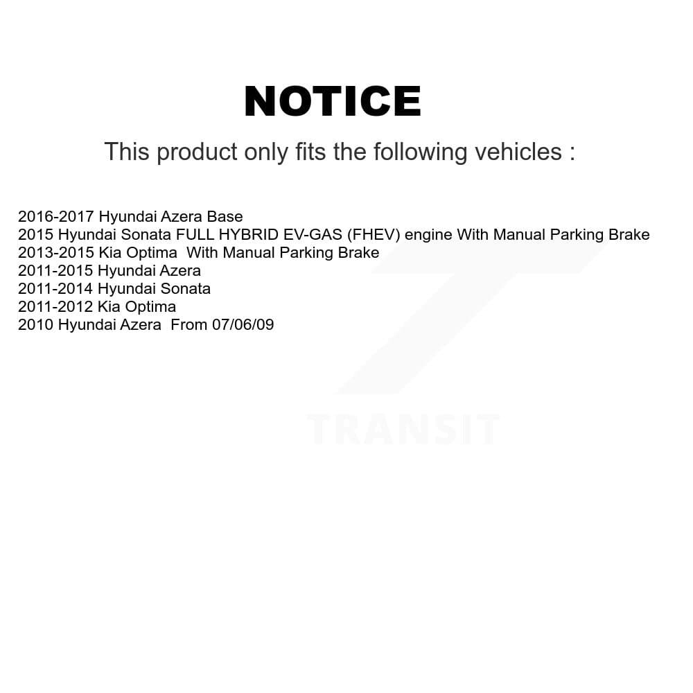 Transit Auto - KGA-103550 - Rear Disc Brake Kits image 19