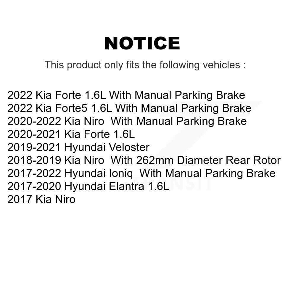 Transit Auto - KGA-103950 - Rear Disc Brake Kits image 19