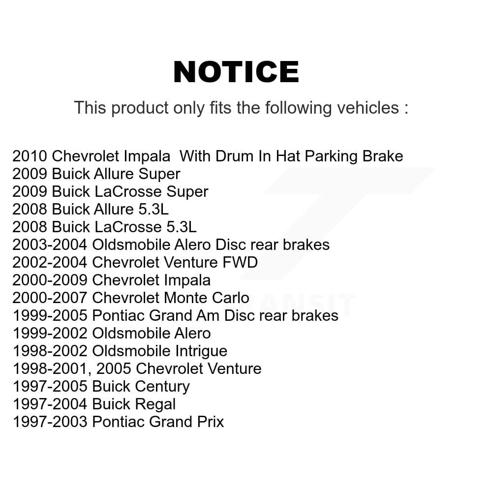 Transit Auto - KGA-103992 - Rear Disc Brake Kits image 19