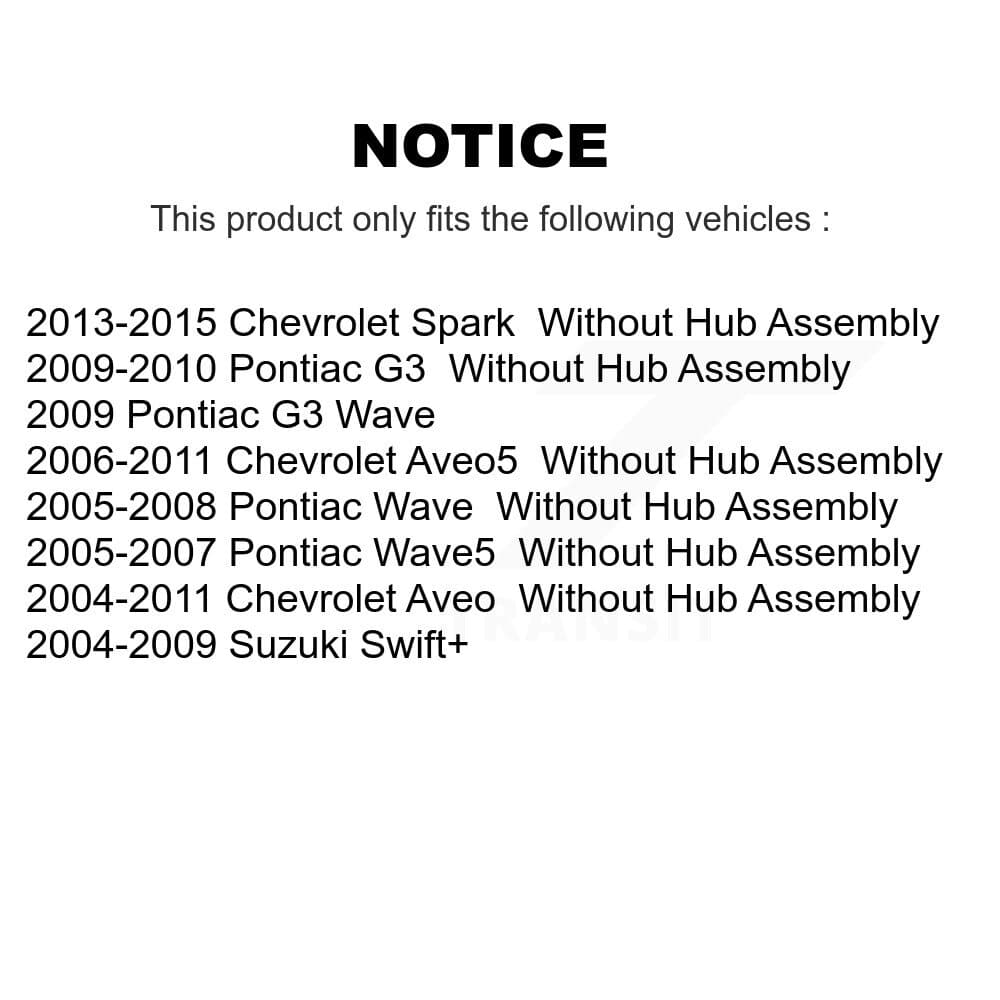 Transit Auto - KGA-104277 - Front and Rear Disc Brake Kits image 24