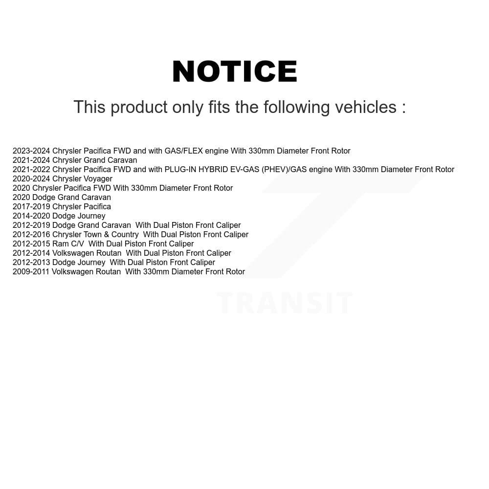 Transit Auto - KGA-105638 - Front Disc Brake Kits image 19