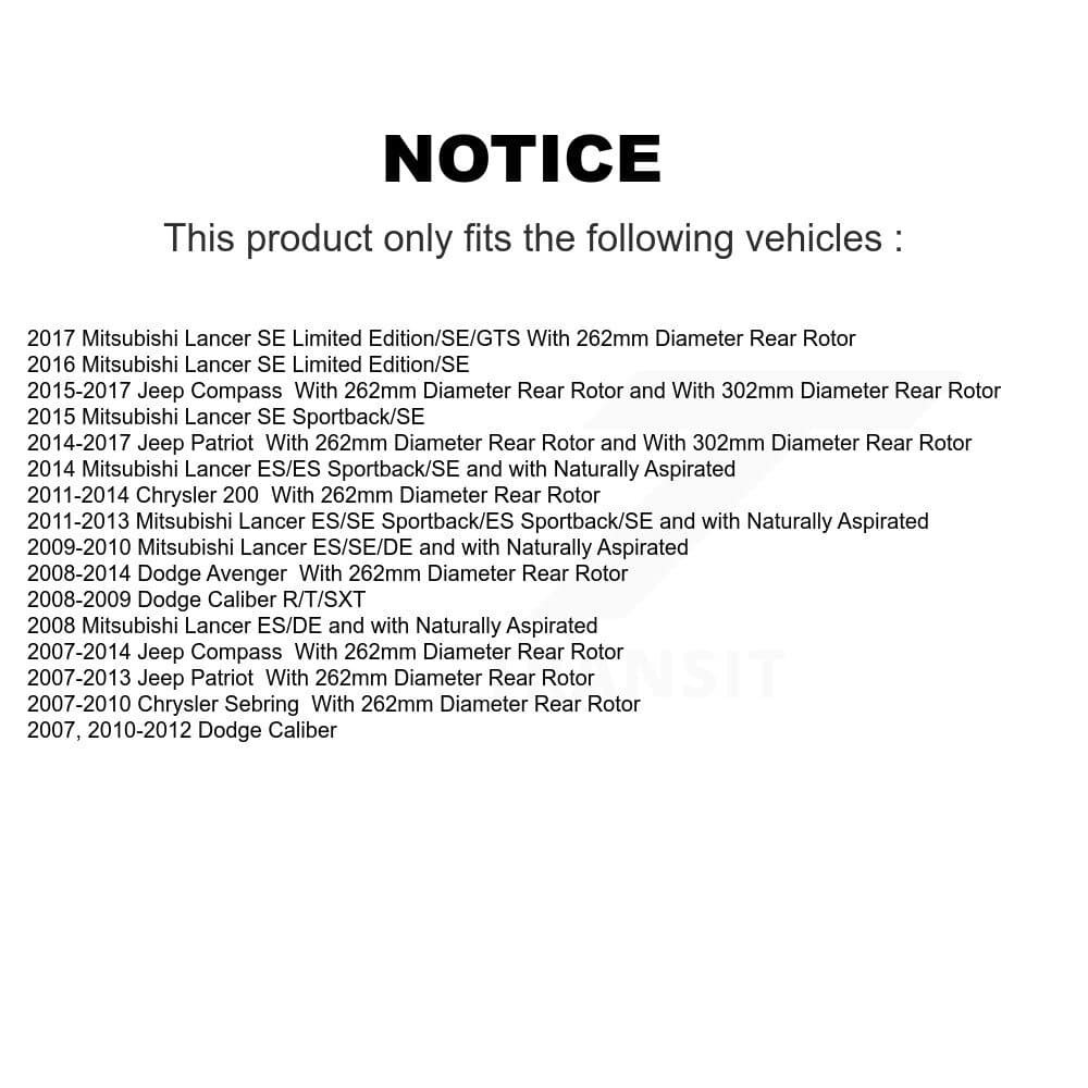Transit Auto - KGA-106372 - Rear Disc Brake Kits image 19