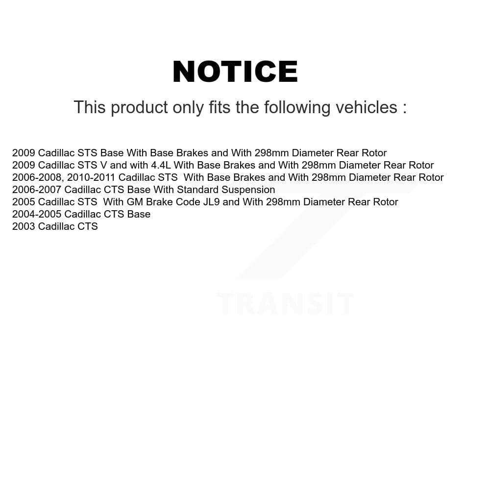 Transit Auto - KGA-106639 - Rear Disc Brake Kits image 19