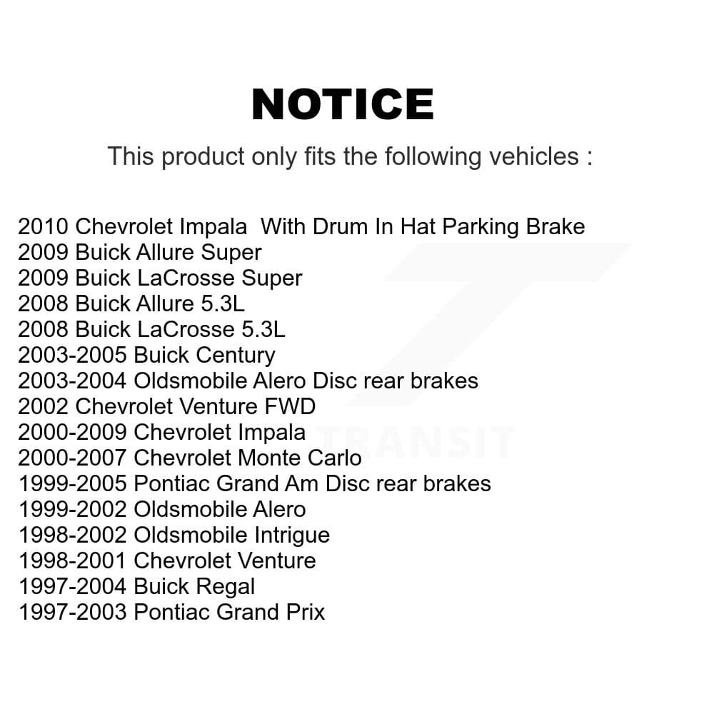 Transit Auto - KGA-106689 - Rear Disc Brake Kits image 19
