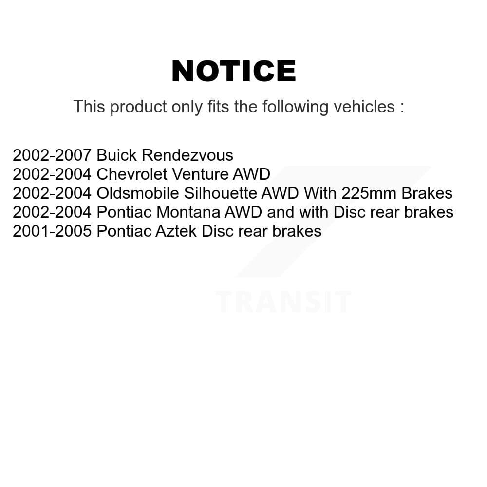Transit Auto - KGA-107312 - Rear Disc Brake Kits image 19