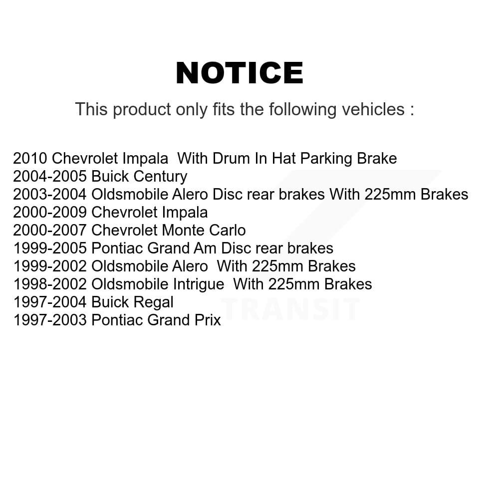 Transit Auto - KGA-107348 - Rear Disc Brake Kits image 19