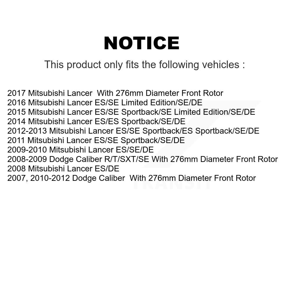 Transit Auto - KGC-100237 - Front Disc Brake Kits image 19