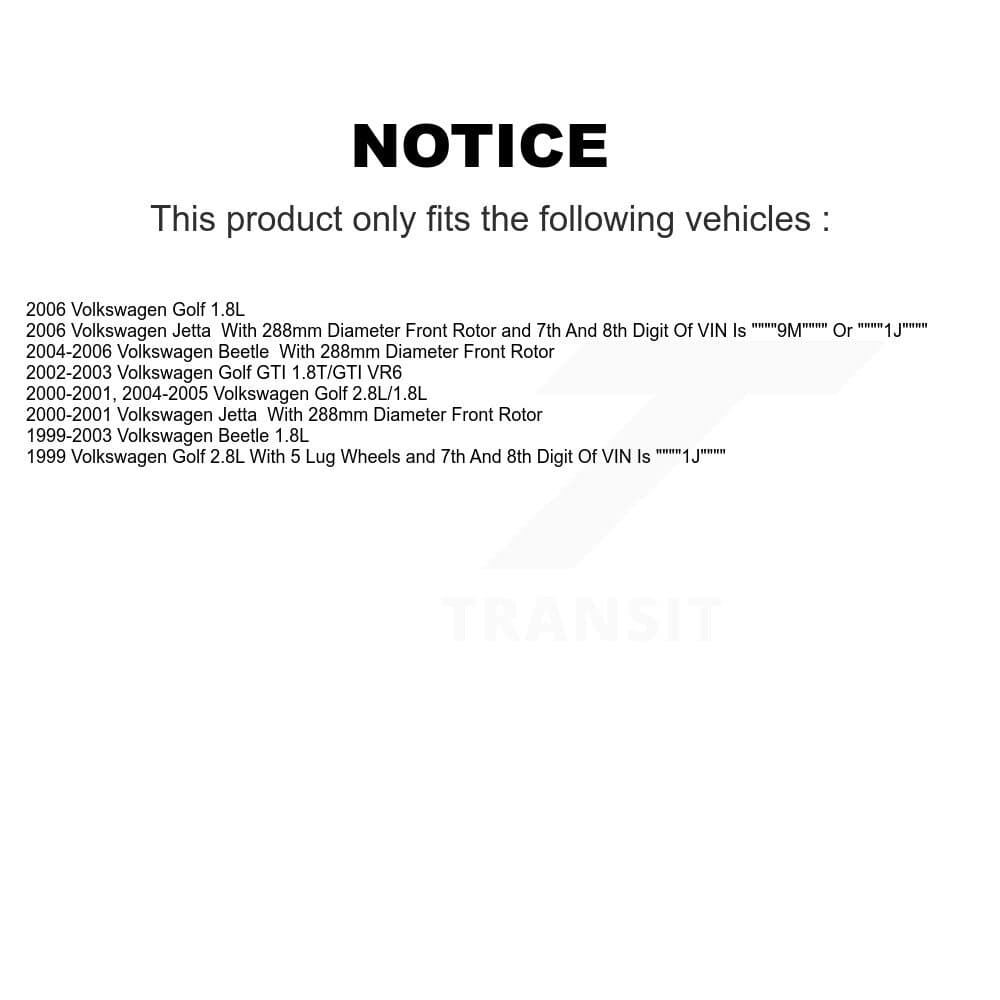 Transit Auto - KGC-100997 - Front and Rear Disc Brake Kits image 19