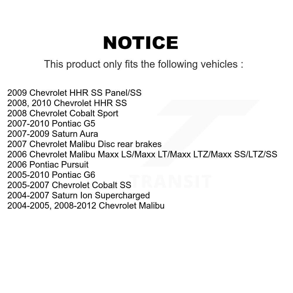 Transit Auto - KGC-101548 - Rear Disc Brake Kits image 19