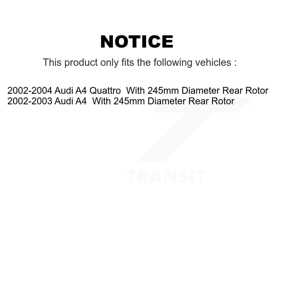 Transit Auto - KGC-101671 - Rear Disc Brake Kits image 19