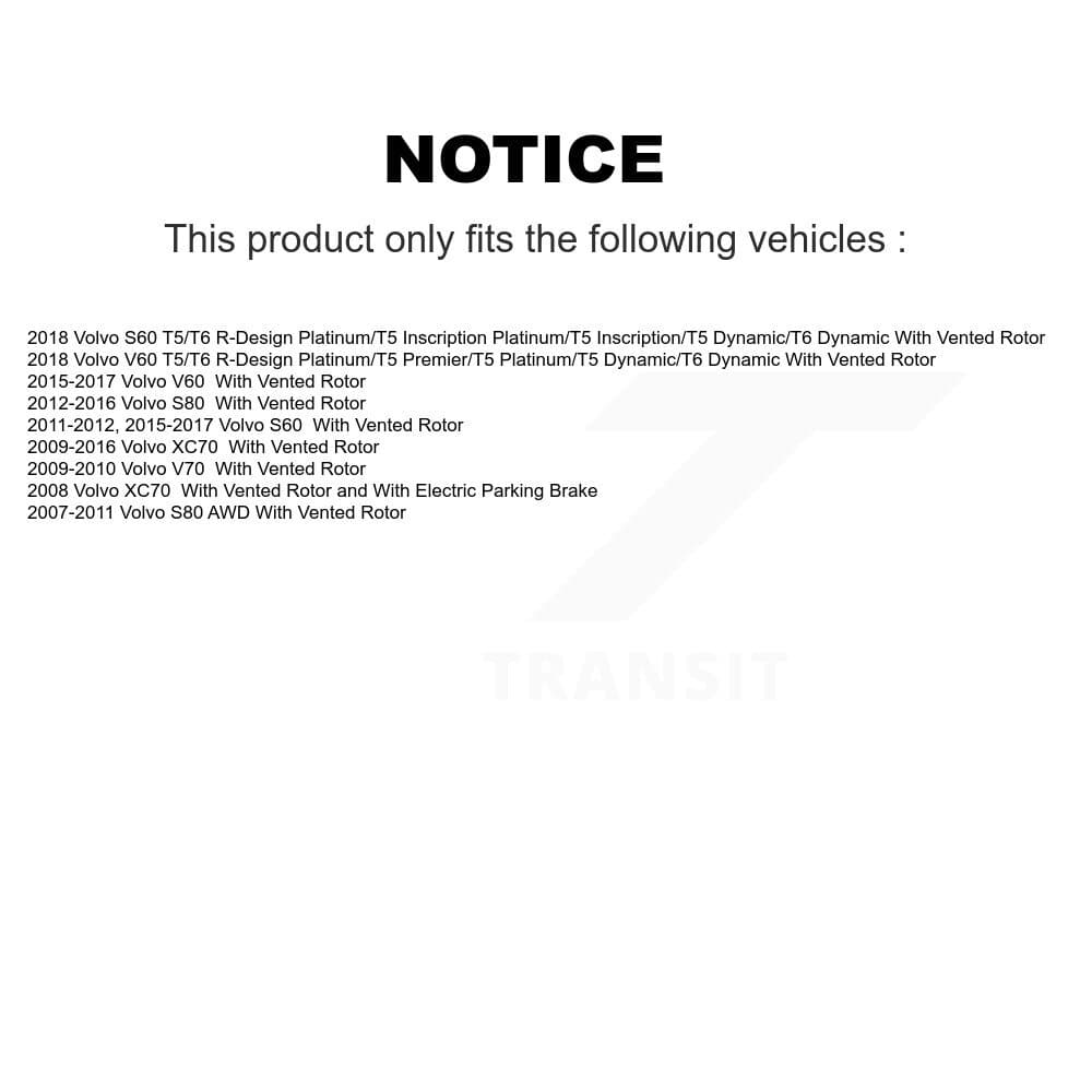 Transit Auto - KGC-101818 - Rear Disc Brake Kits image 19