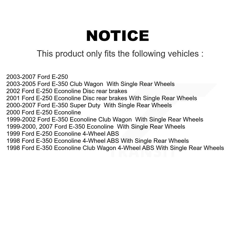 Transit Auto - KGC-102031 - Front and Rear Disc Brake Kits image 24