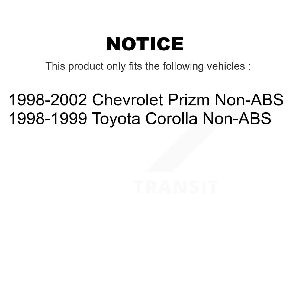 Transit Auto - KGC-102070 - Front and Rear Disc Brake Kits image 24