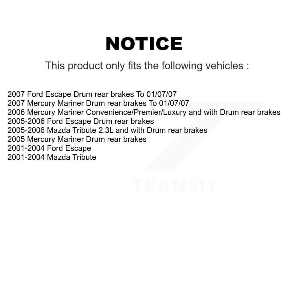 Transit Auto - KGC-102073 - Front and Rear Disc Brake Kits image 24