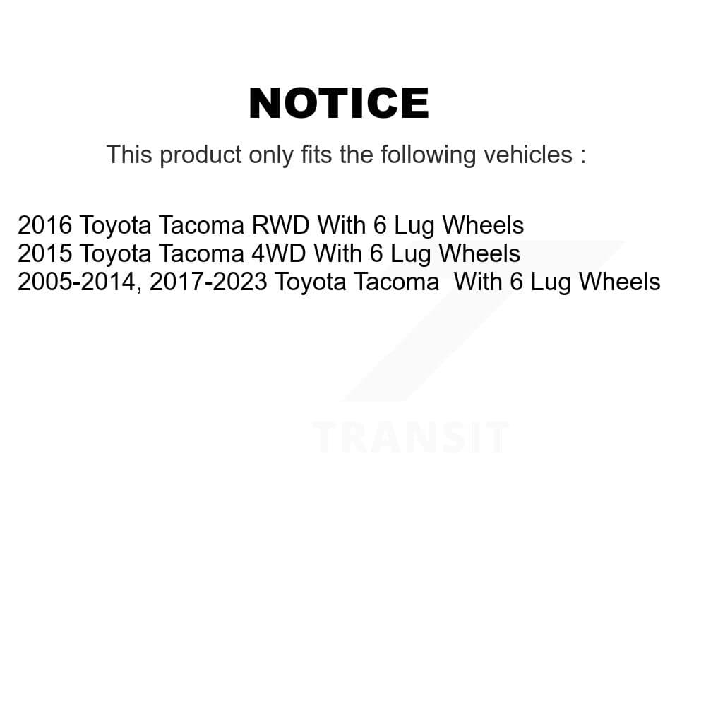 Transit Auto - KGC-102889 - Front and Rear Disc Brake Kits image 24