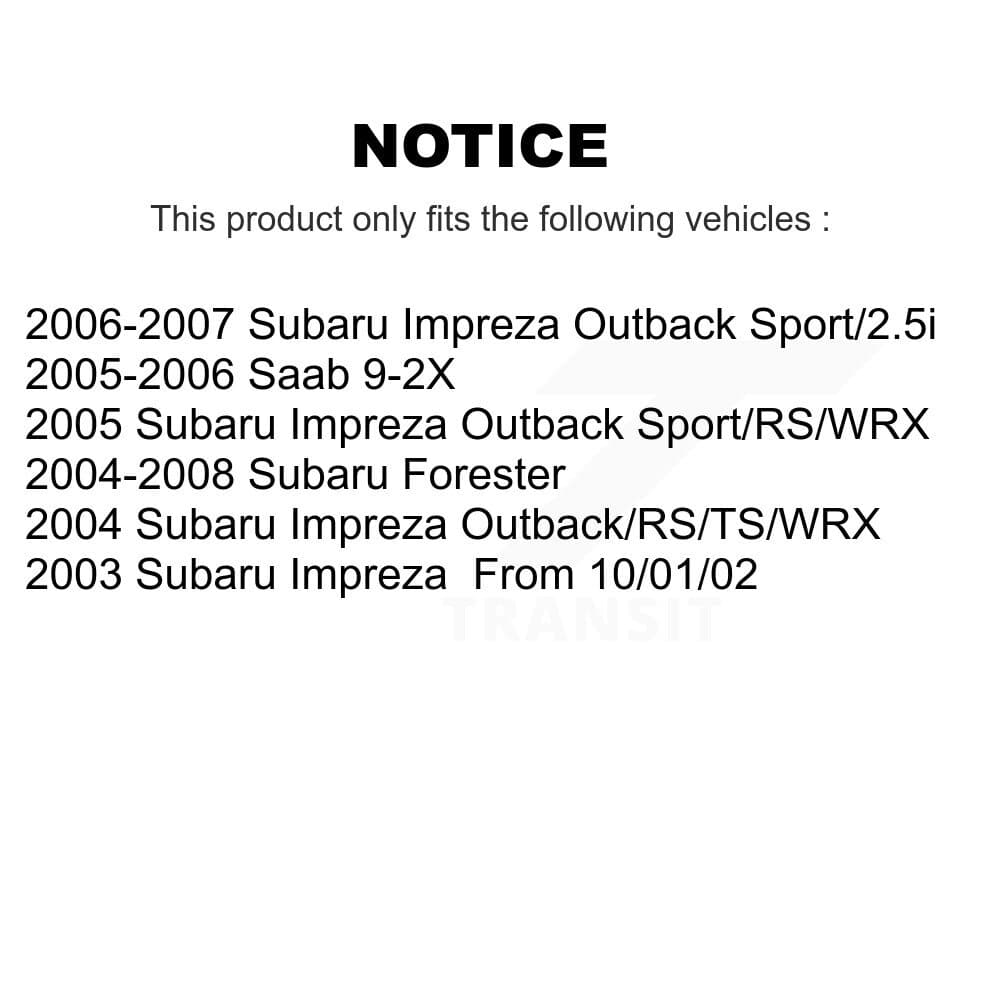 Transit Auto - KGC-103138 - Rear Disc Brake Kits image 19