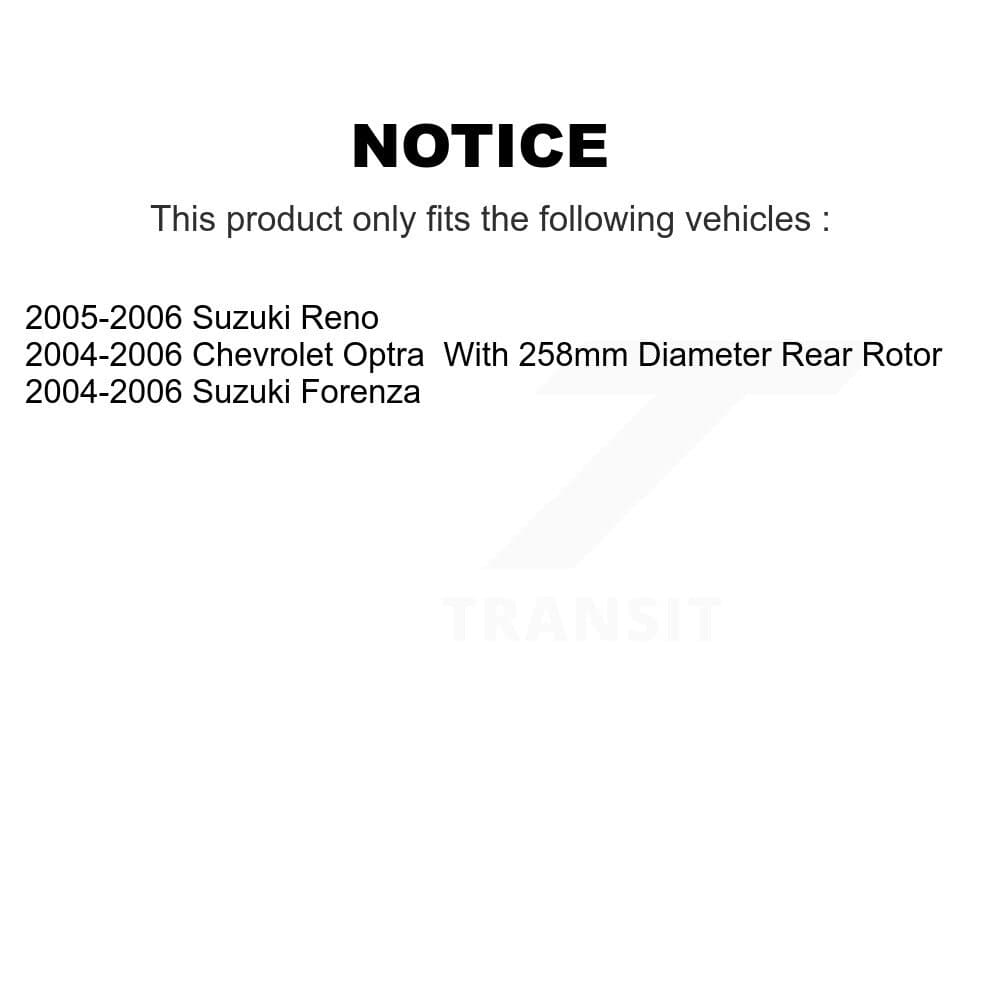 Transit Auto - KGC-103142 - Rear Disc Brake Kits image 19