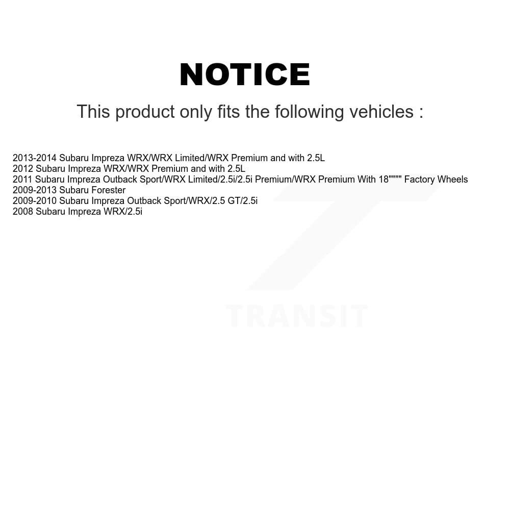 Transit Auto - KGC-103470 - Rear Disc Brake Kits image 19