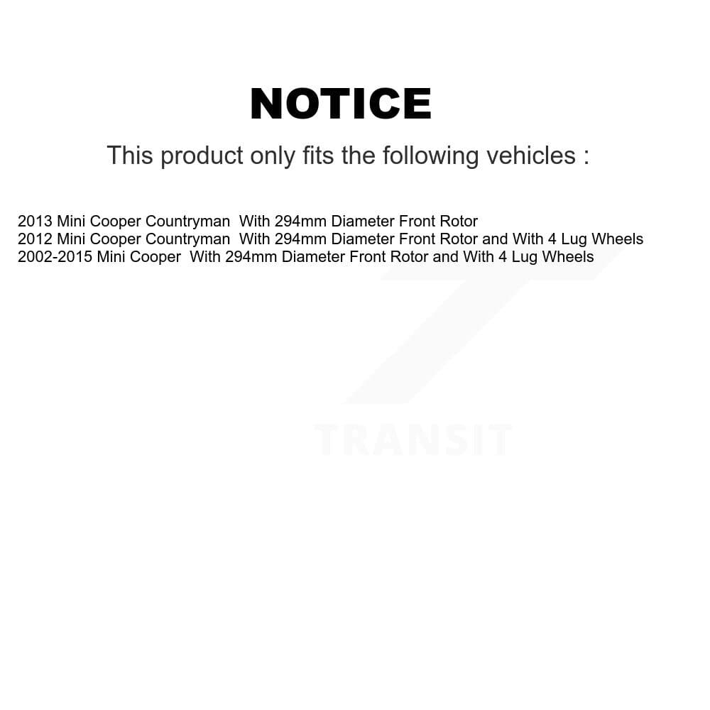 Transit Auto - KGF-100386 - Front Disc Brake Kits image 19