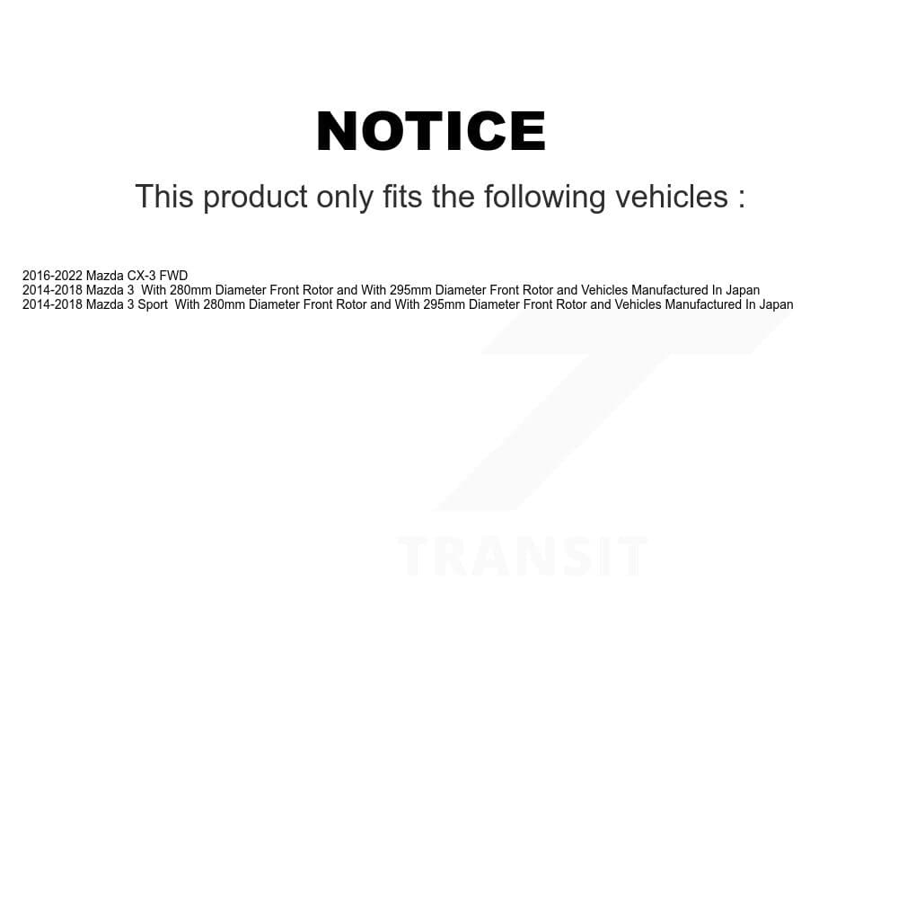 Transit Auto - KGF-100497 - Front Disc Brake Kits image 19