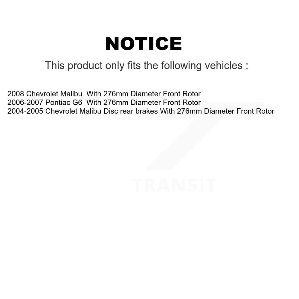 Transit Auto - KGF-100583 - Front and Rear Disc Brake Kits image 19