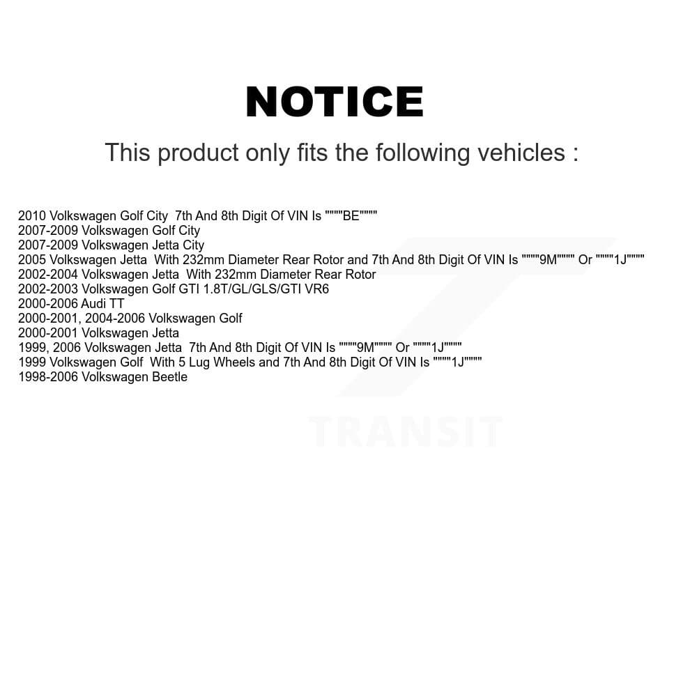 Transit Auto - KGF-101357 - Rear Disc Brake Kits image 19