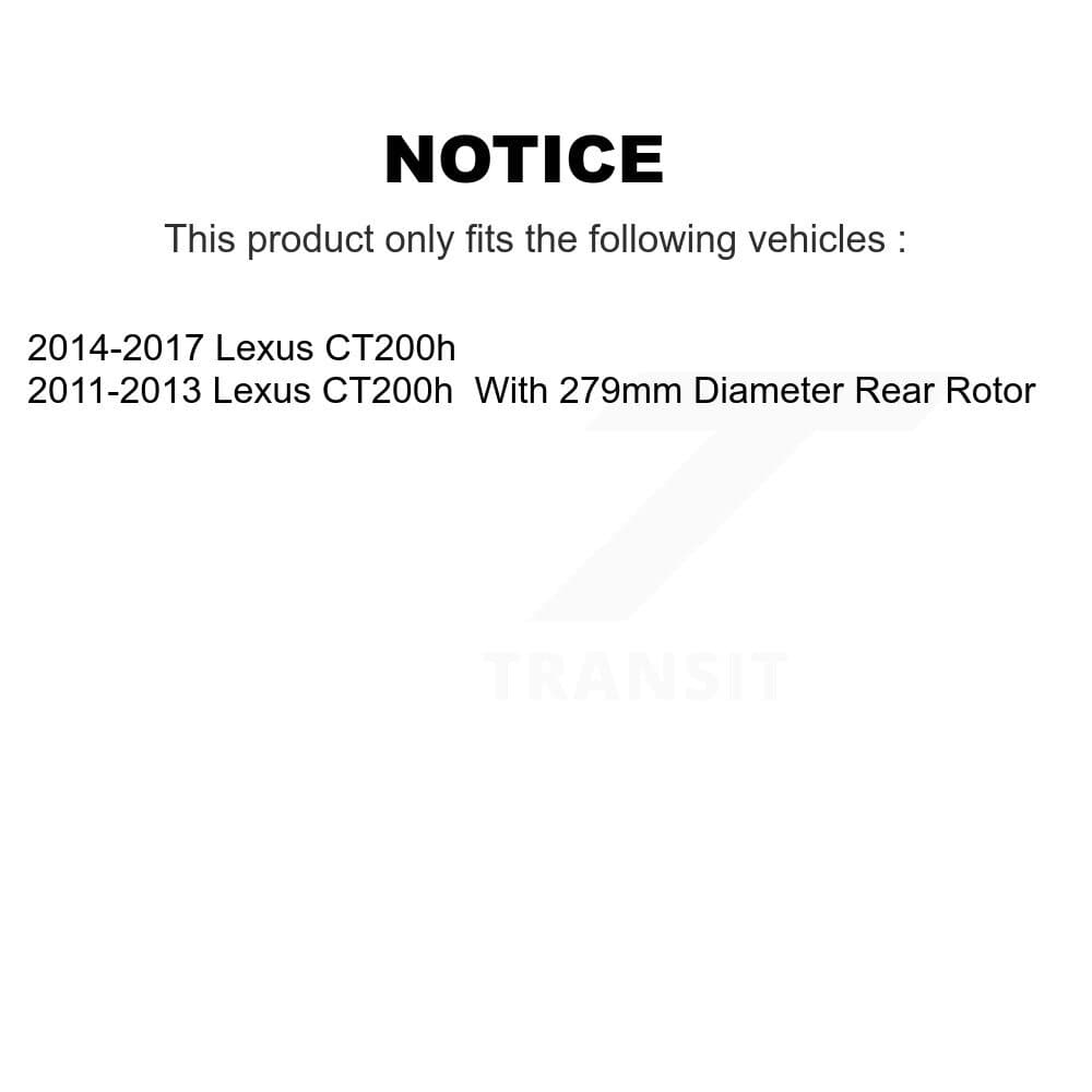 Transit Auto - KGF-101521 - Rear Disc Brake Kits image 19