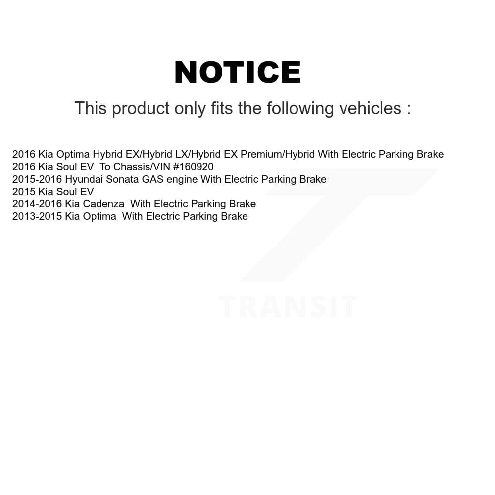 Transit Auto - KGF-101543 - Rear Disc Brake Kits image 19