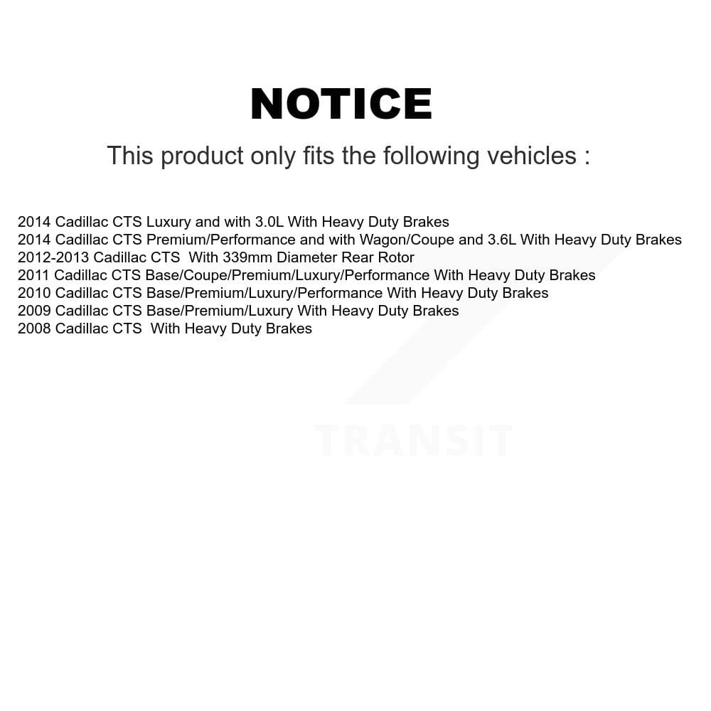 Transit Auto - KGF-102335 - Rear Disc Brake Kits image 19