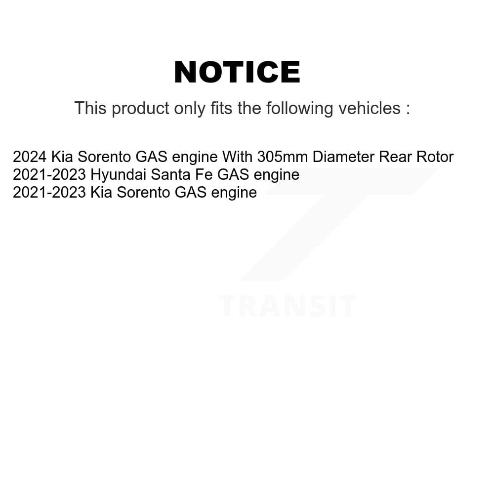Transit Auto - KGF-103190 - Front and Rear Disc Brake Kits image 19