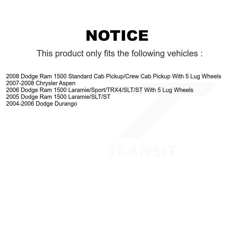 Transit Auto - KGF-103510 - Rear Disc Brake Kits image 19