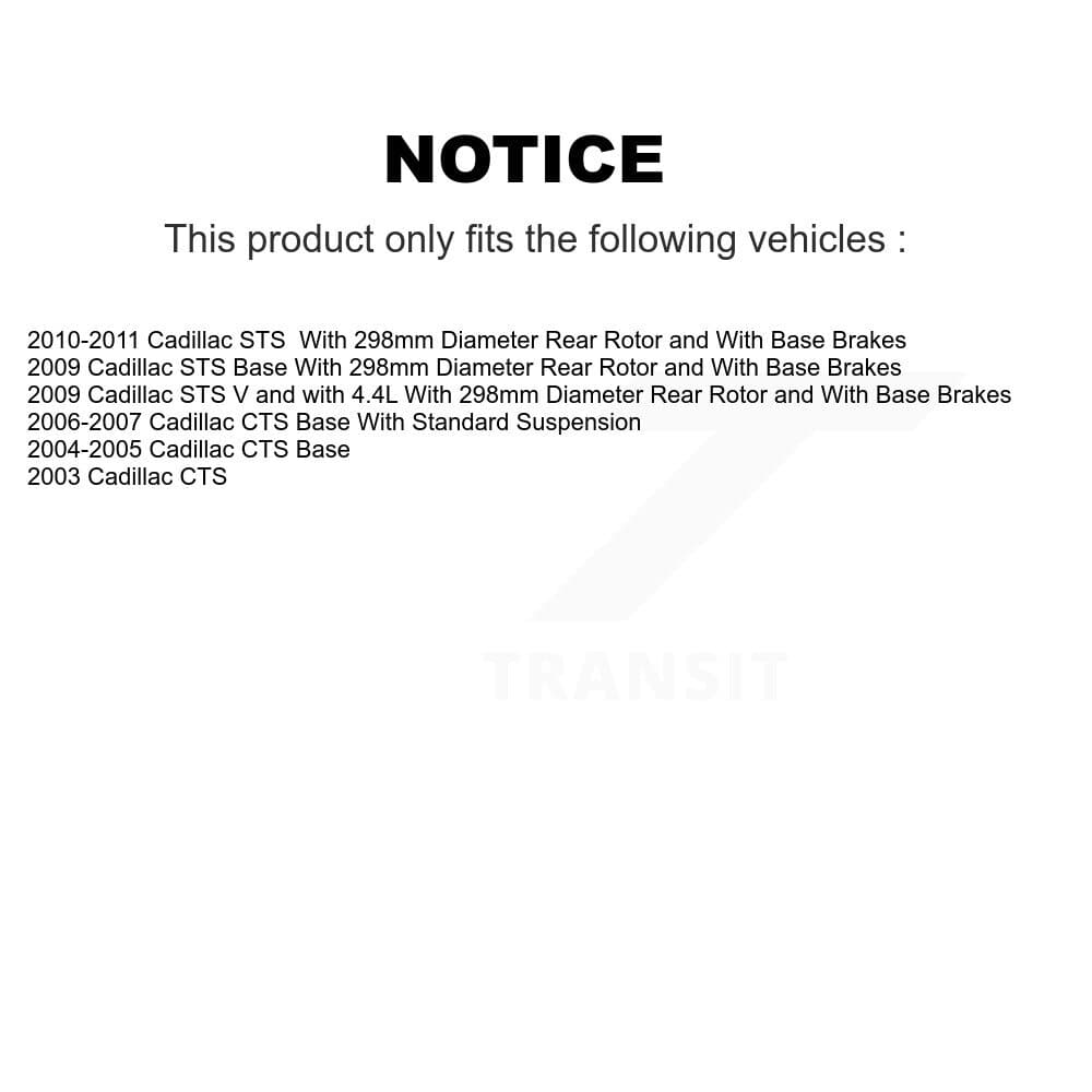Transit Auto - KGF-103837 - Rear Disc Brake Kits image 19
