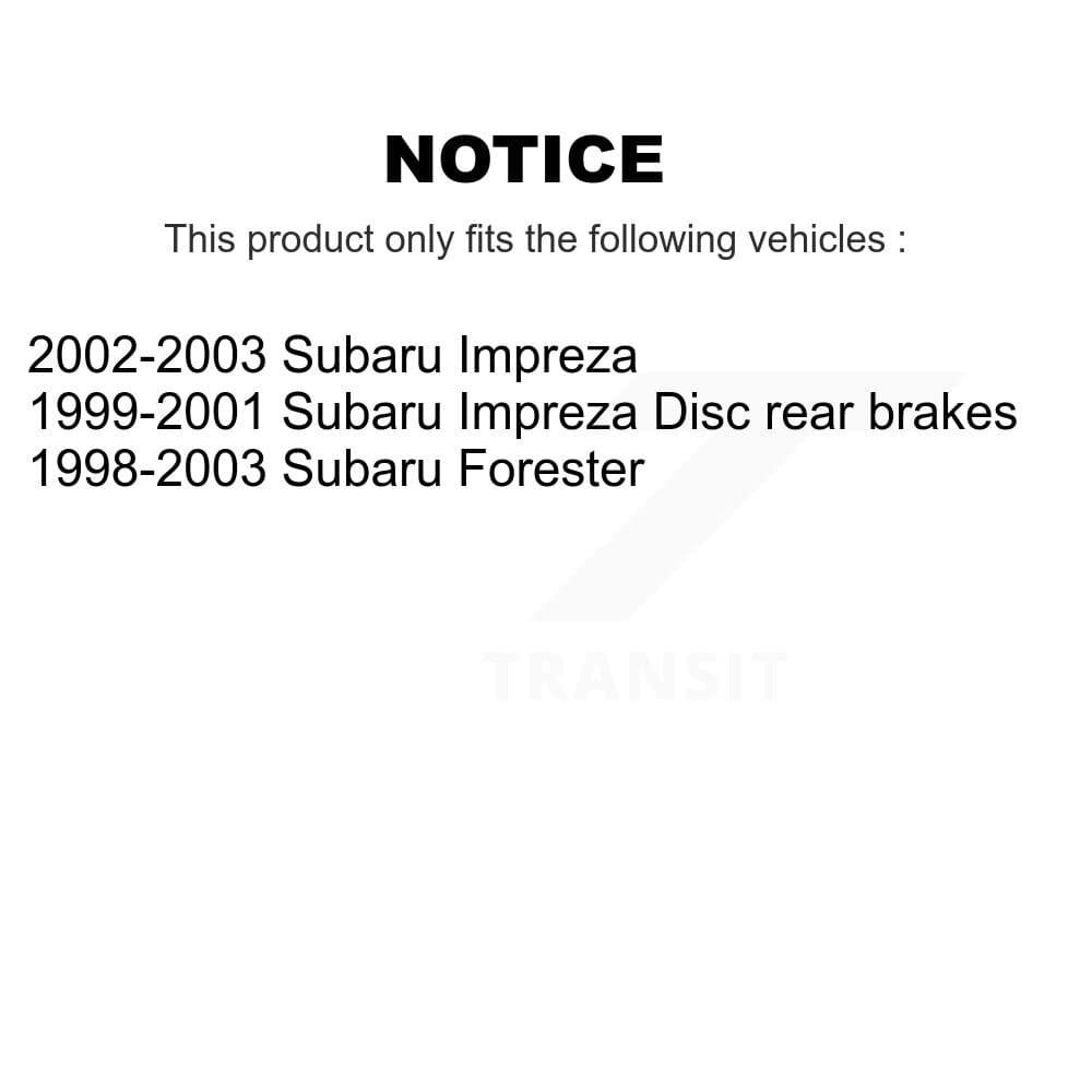 Transit Auto - KGS-101261 - Rear Disc Brake Kits image 19