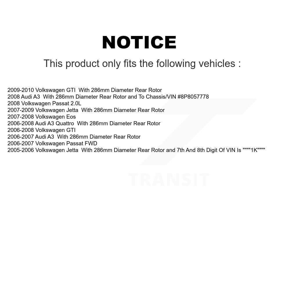 Transit Auto - KGS-101428 - Rear Disc Brake Kits image 19