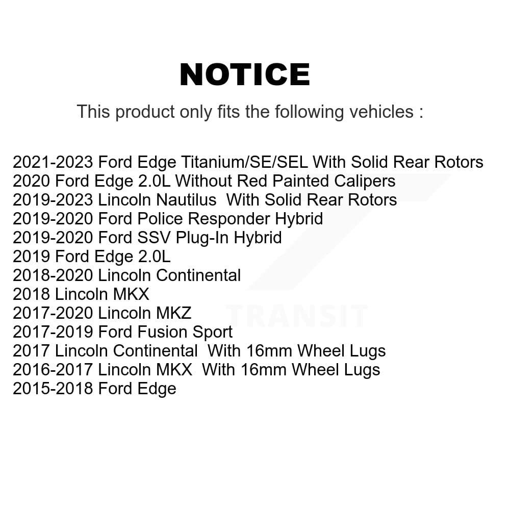 Transit Auto - KGS-101492 - Rear Disc Brake Kits image 19