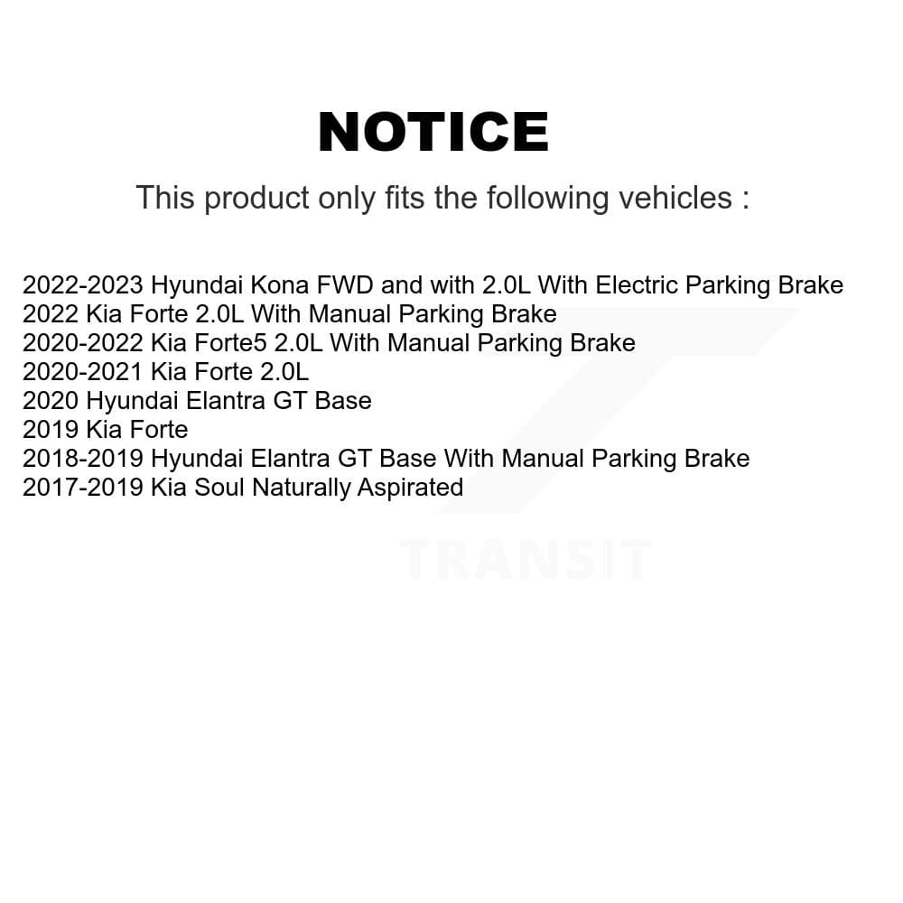 Transit Auto - KGS-101968 - Front and Rear Disc Brake Kits image 19