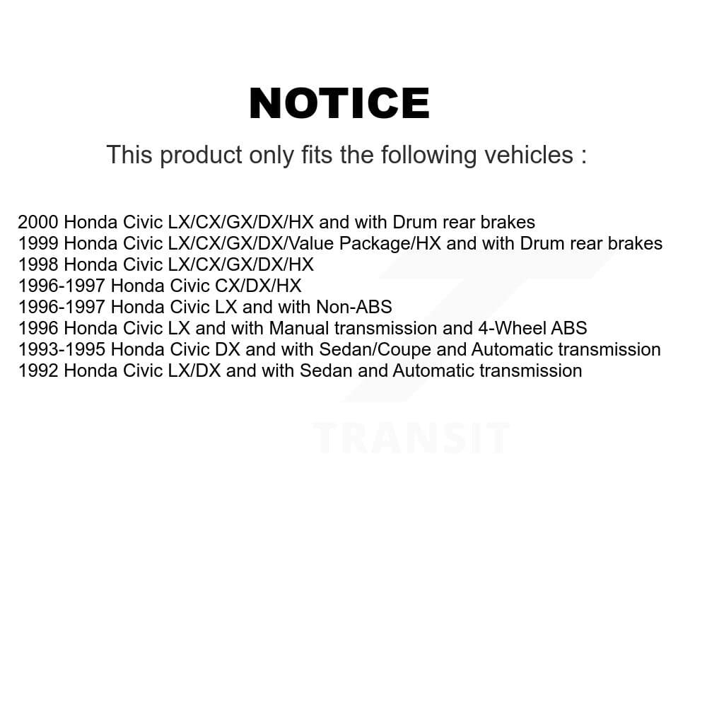 Transit Auto - KGS-102222 - Front and Rear Disc Brake Kits image 24