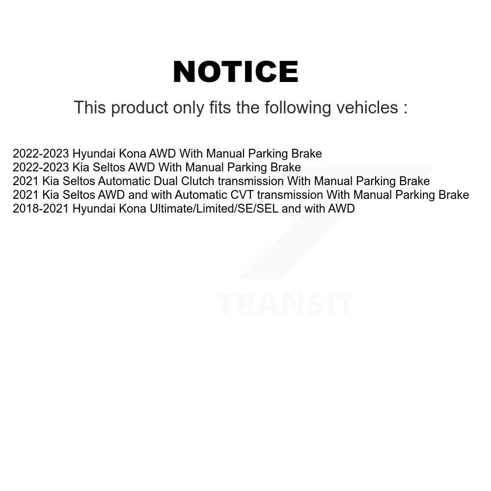 Transit Auto - KGS-102934 - Rear Disc Brake Kits image 19