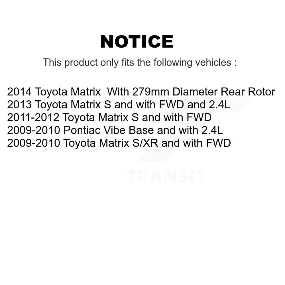 Transit Auto - KGS-103095 - Rear Disc Brake Kits image 19